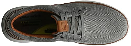 Skechers mens Skechers Men s Moreno Canvas Oxford Shoe, Beige (Tpe 578), 12 US
