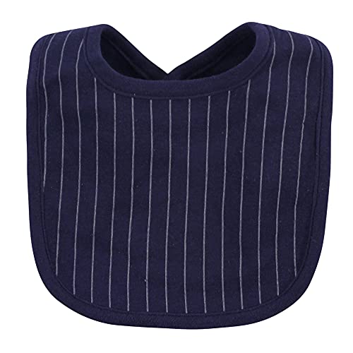 Hudson Baby Unisex Baby Cotton Bib and Sock Set, Little Man, One Size