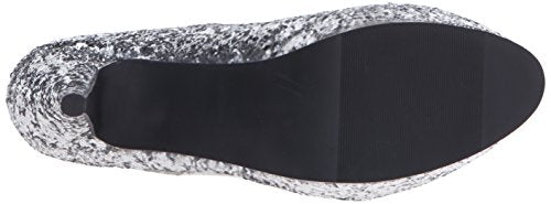 Ellie Shoes Women's 421-Jane-G Maryjane Pump,Silver Glitter,7 M US