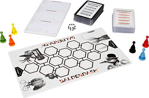 Mattel Games Balderdash Board Game for Adults and Teens with Guessing and Bluffing, the Game of Twisting Truths for 2-6 Players