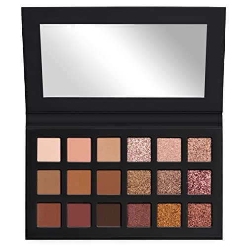 LORAC PRO Matte and Shimmer Eyeshadow Palette, Soleil | Glitter | Mirror Compact | Cruelty Free, Gluten Free, Vegan