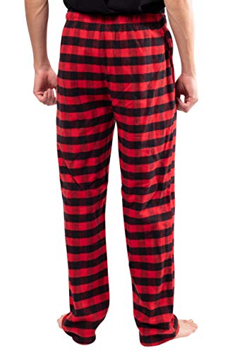 Ultra Game NBA Los Angeles Clippers Mens Sleepwear Super Soft Flannel Pajama Loungewear Pants, Team Color, XX-Large