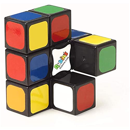 Rubik's Edge, 3x3x1 Cube for Beginners Single Layer Puzzle Retro Educational Brain Teaser Travel Fidget Toy, for Adults and Kids Ages 8 and up
