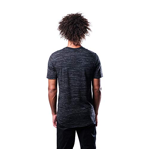 Ultra Game NBA San Antonio Spurs Mens Space Dye Tee Shirt, Team Color, Small