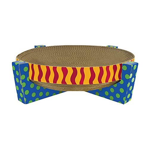 Petstages Scratch, Snuggle and Rest Corrugated Cat Scratcher With Catnip