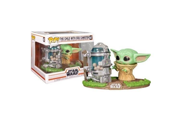 POP Funko Deluxe Star Wars: The Mandalorian - The Child with Canister, Multicolor, Standard