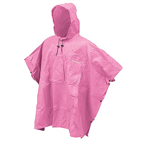 FROGG TOGGS Men's Standard Ultra-Lite2 Waterproof Breathable Poncho, Pink, One Size