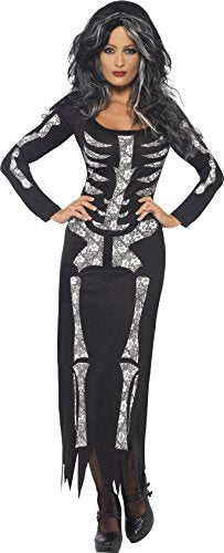 Smiffys - 38873 - Halloween Ladies Skeleton Costume - X1- US SIze 18 / 20