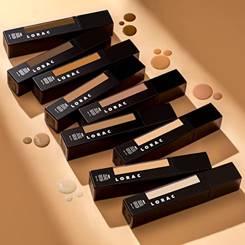 LORAC PRO Soft Focus Longwear Foundation, Light | Full Coverage | Lightweight | Water-Resistant | Oil-Free