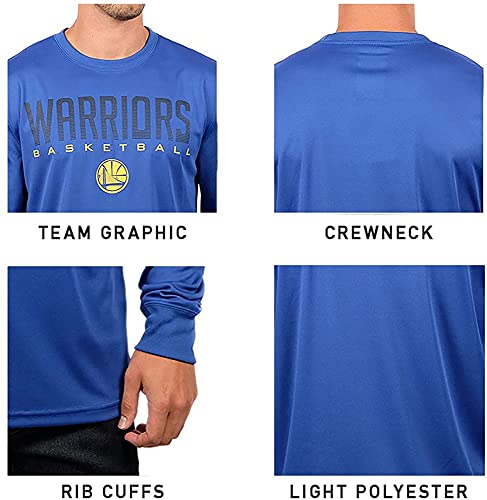 Ultra Game NBA Men's Active Long Sleeve Pullover T-Shirt
