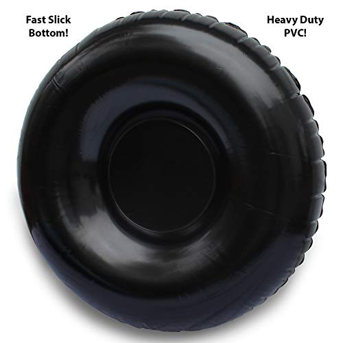 Flexible Flyer Tornado 2-Person Water and Snow Tube. Round Inflatable Pool Float and Double Sled, 50 inches (I50)