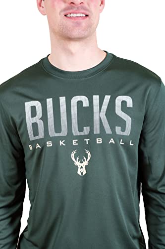 Ultra Game -NBA Men's Active Long Sleeve Pullover T-Shirt