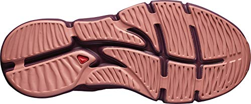 Salomon Predict SOC Running Shoes for Women, Flint/Wine Tasting/Brick Dust, 5