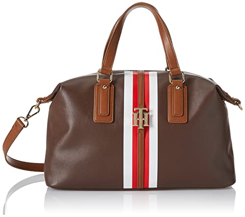 Tommy Hilfiger Jaden Satchel Crossbody Bag, Chestnut