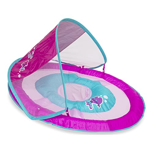 SwimWays Baby Spring Float Sun Canopy - Pink Fish