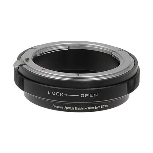 Fotodiox Aperture Control 52mm Filter Adapter for Nikon G/DX Lens in Reverse Mount for Macro Photography