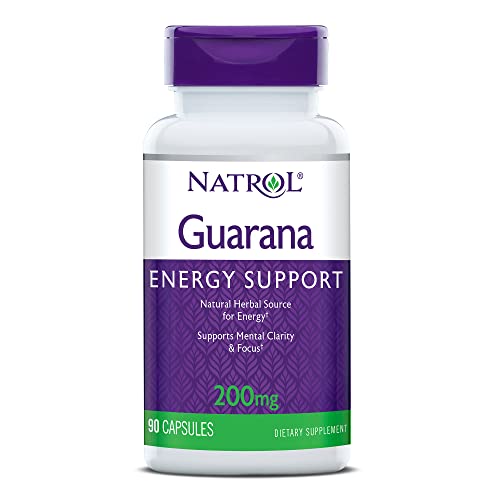 Natrol Guarana 200mg Capsules, 90 Count