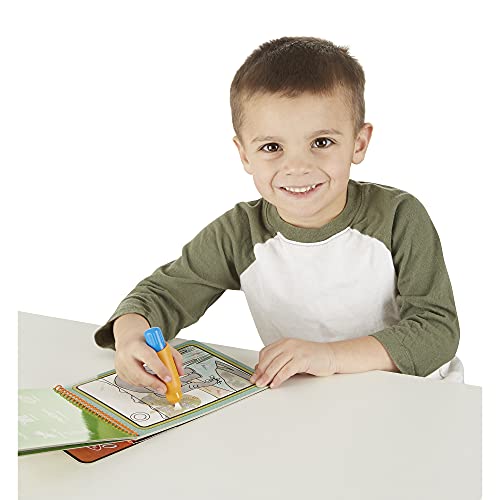 Melissa and Doug On the Go Water Wow! Reusable Water-Reveal Activity Pads, 3-pk, Vehicles, Animals, Safari