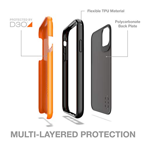 Gear4 ZAGG Battersea Compatible with iPhone 11 Case, Advanced Impact Protection with Integrated D3O Technology Phone Cover - Black