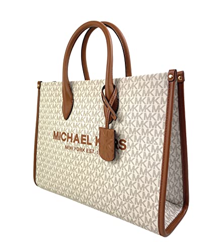 Michael Kors Mirella Medium Tote Bag (Vanilla)