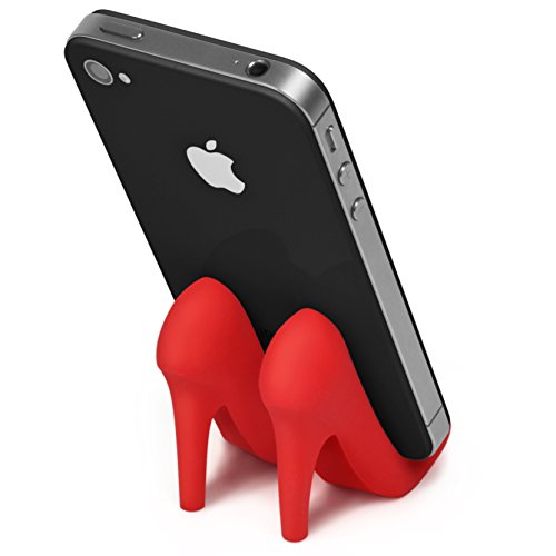 Fred and Friends Pumped UP High Heel Phone Stand, Red