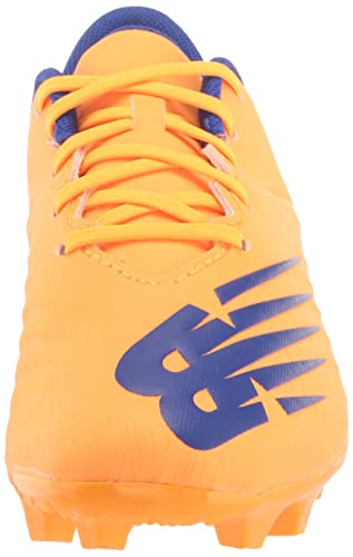 New Balance Boy's Furon V6+ Dispatch Junior FG Soccer Shoe, Impulse/Vibrant Orange, 1.5 Little Kid