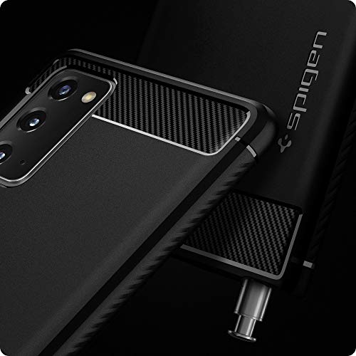 Spigen Rugged Armor Designed for Samsung Galaxy Note 20 5G Case (2020) - Matte Black
