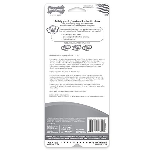 Nylabone Dental Chew and Flexi Bone Combo Pack Dog Chew Toys Chicken Large/Giant (1 Count)