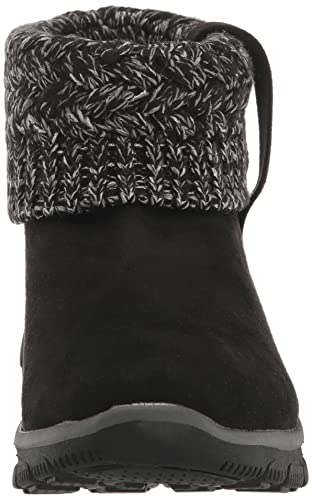 Skechers Women's Easy Going-Cozy Weather Ankle Boot, Black, 10