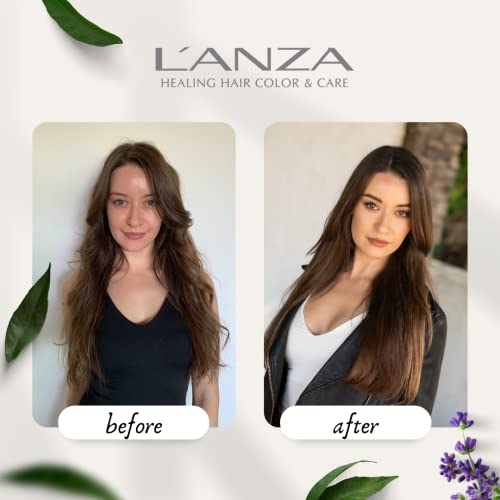 L'ANZA Healing Moisture Kukui Nut Conditioner, Renews Strength, Replenishes Moisture, for a Perfect Silky Look,Suitable for All Hair Types (8.5 Fl Oz)