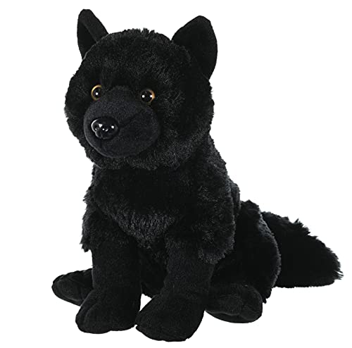 Wild Republic Wolf Plush, Stuffed Animal, Plush Toy, Kids Gifts, Black, 12'