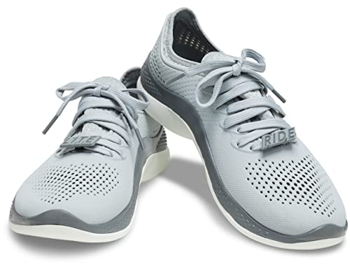 Crocs Men's LiteRide 360 Pacer Sneakers, Light Grey/Slate Grey, 11 Men