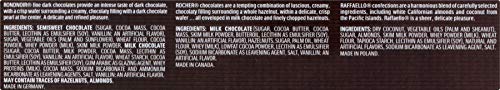 Ferrero Collection Premium Gourmet Assorted Hazelnut Milk Chocolate, Dark Chocolate And Coconut, Mother's Day Gift, 9.1 oz, 24 Count