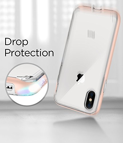 Spigen Neo Hybrid Crystal Designed for Apple iPhone X Case(2017) - Blush Gold