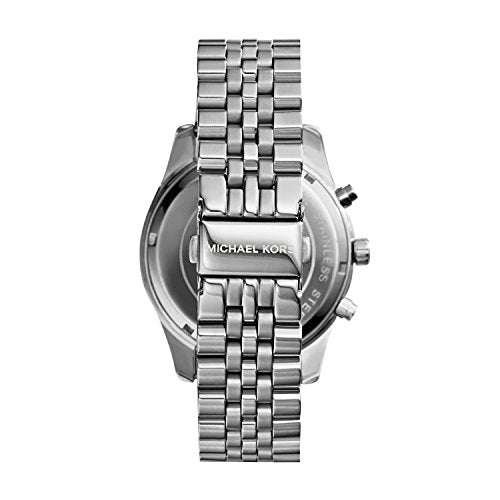 Michael Kors Men's Lexington Silver-Tone Watch MK8280