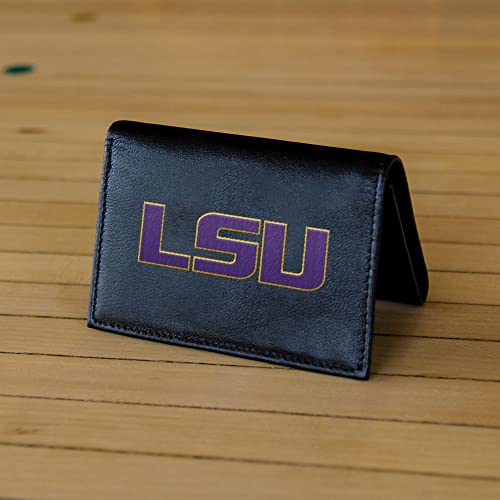 NCAA Rico Industries Embroidered Leather Trifold Wallet, North Carolina Tar Heels