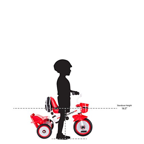 Schwinn Easy Steer Tricycle, Red/White, 8'