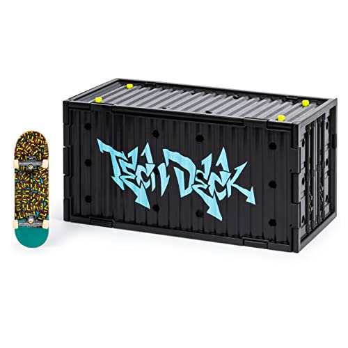TECH DECK, Transforming SK8 Container Pro Modular Skatepark with Exclusive Fingerboard, Kids Toy for Ages 6 and Up (Styles May Vary)