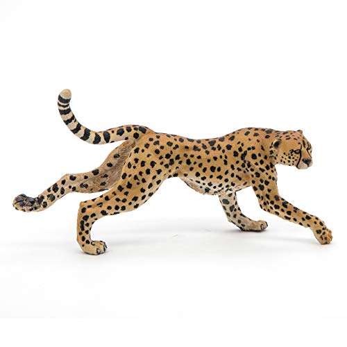 Papo -Hand-Painted - Figurine -Wild Animal Kingdom - Running Cheetah -50238 -Collectible - for Children - Suitable for Boys and Girls- from 3 Years Old