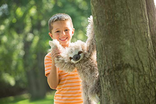 Wild Republic Cuddlekin Three Toed Sloth 12' Plush, Cuddlekins (12257)