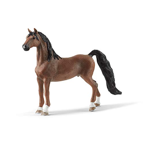 Schleich Horse Club, Horse Toys for Girls and Boys, American Saddlebred Gelding Horse Toy Figurine, Ages 5+