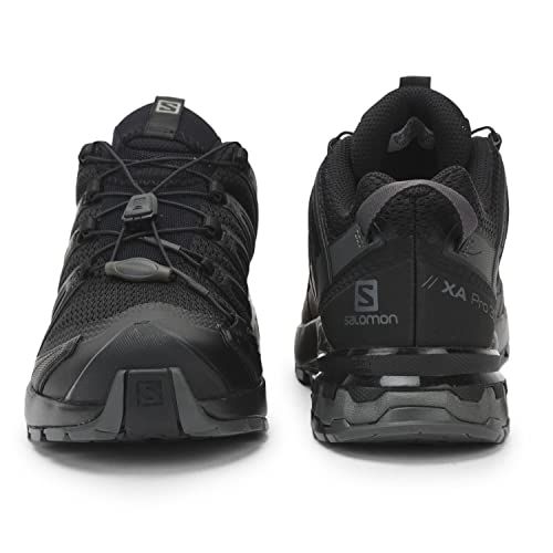 Salomon XA PRO 3D V8 Trail Running Shoes for Men, Black/Black/Magnet, 7.5
