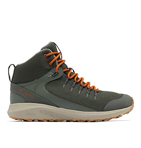 Columbia Men's Trailstorm Mid Waterproof Omni Heat, Gravel/Warm Copper, 14