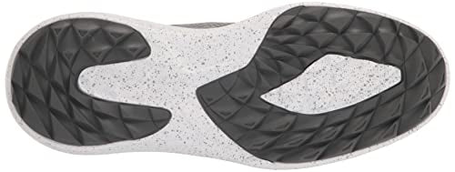 FootJoy Men's FJ Flex Golf Shoe, Heather Grey/Black, 7.5