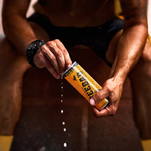 BEEBAD Sparkling Energy Drink Powered by Honey, Ginseng, Propolis, Maca, plus B6 and B12 Vitamins,12 Count