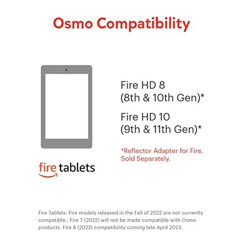 Osmo-Genius Starter Kit for Fire Tablet + Family Game Night-7 Educational Learning Games for Spelling,Math and more-Ages 6-10-STEM Toy Gifts- 6 7 8 9 10(Osmo Fire Tablet Base Included-Amazon Exclusive)