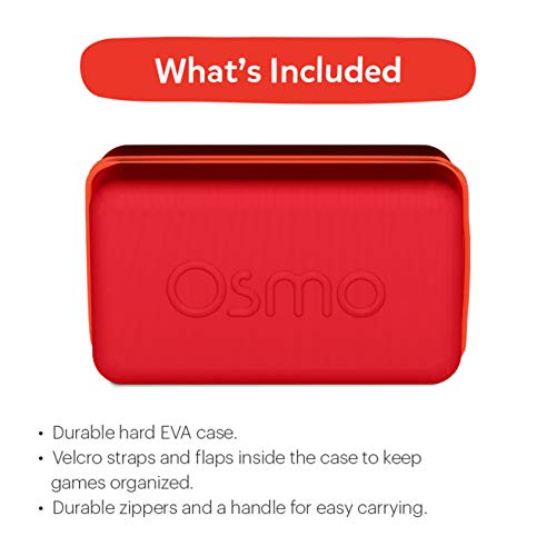 Storage Organizer for Osmo Games and Base(Small) Kits and Games-Grab and Go Small Case-Made by Osmo-Learning Educational Games-Store Games/Take on the Go--STEM Toy Gifts for Kids 3 4 5 6 7 8 9 10 11