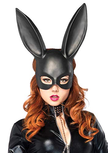 Leg Avenue womens Bunny Masquerade Mask Lingerie, Black, One Size US