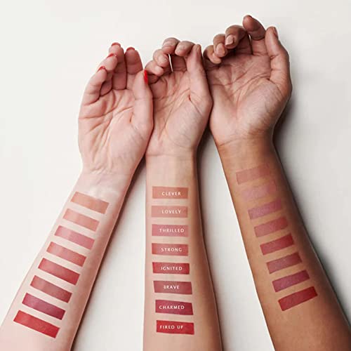 butter LONDON Plush Rush Satin Matte Lipstick, Ignited