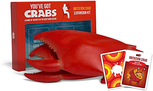 You've Got Crabs by Exploding Kittens: Imitation Crab Expansion Pack - Family Friendly Party Games - Card Games for Adults, Teens and Kids